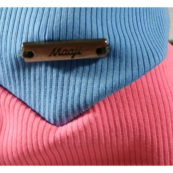 Maaji Crocodile Reversible Crop Cover-Up Jacket Bottoms Est Size XS Floral - Picture 11 of 12